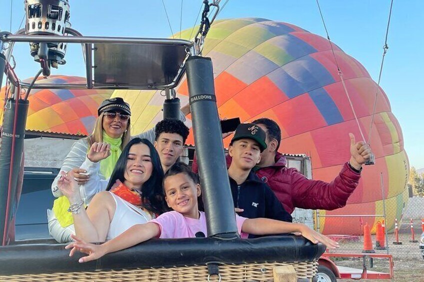 Balloon Flight at Sunrise over Teotihuacan