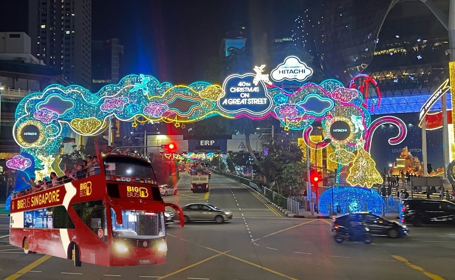 Big Bus Singapore Christmas Light-Up Tour