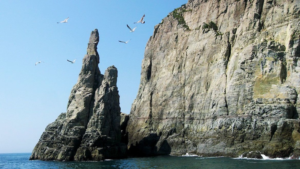 Cliff face of Haegeumgang Island