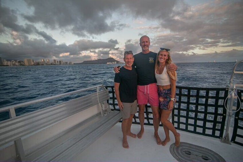 Sunset Cruise off the Waikiki Coast