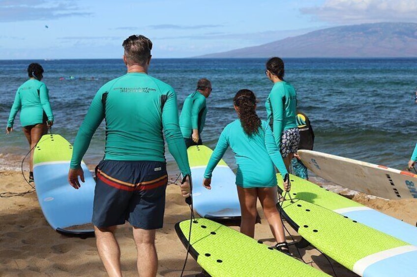 Group Surf Lesson in Kaanapali