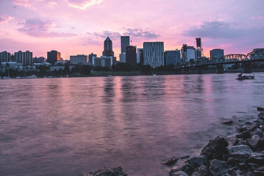 More Portland Skyline Sunset