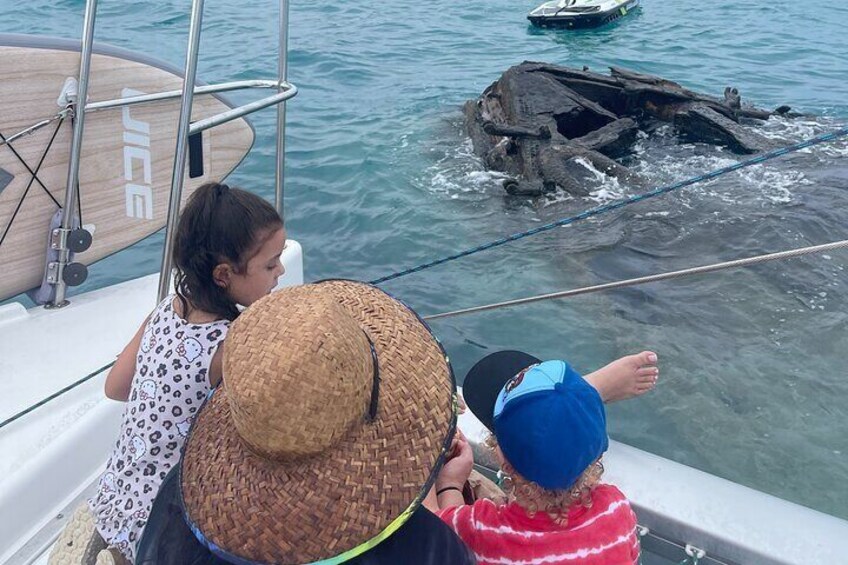 Feeding the Fish at Local Shipwreck, The Vixen 