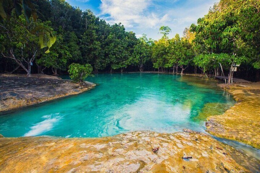 Half Day Krabi Jungle tour at Hot Spring and Emerald Pool