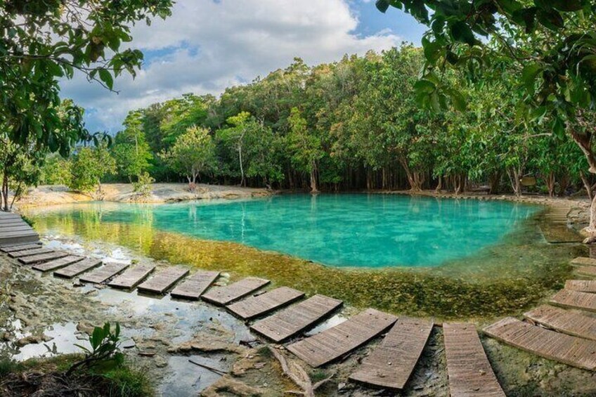 Half Day Krabi Jungle tour at Hot Spring and Emerald Pool