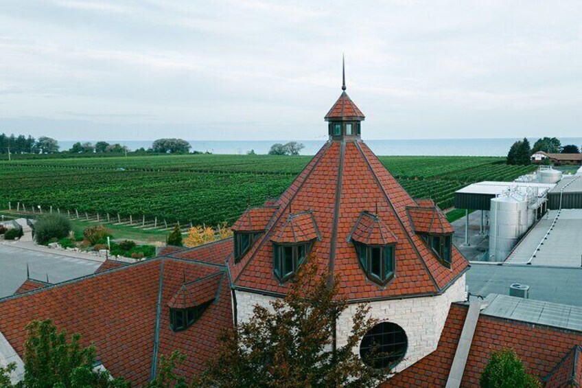 Lakefront Vineyard and Winery Exterior