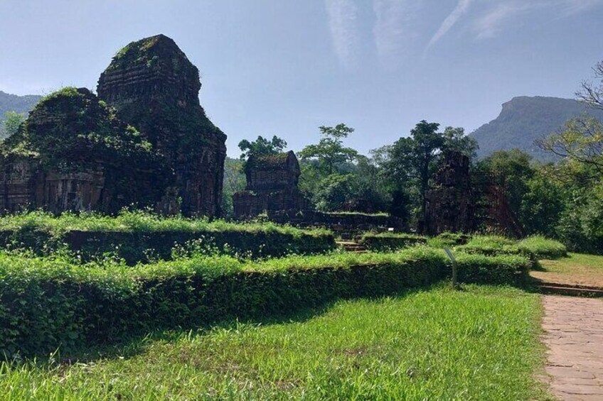  My Son Sanctuary & Boat Trip Small Group Hoi An7h30/Da Nang6h30