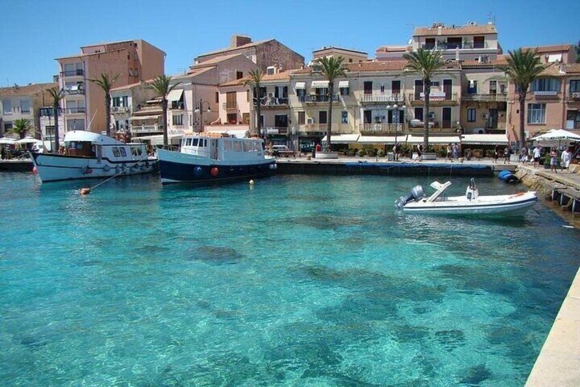 The historical Downtown of La Maddalena