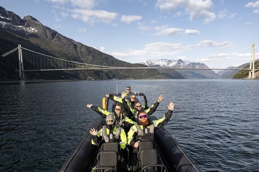 Hardangerfjord and Osafjord RIB safari from Ulvik