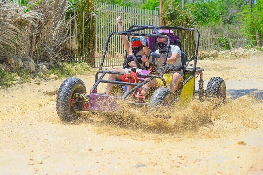 Half-Day Buggy Tour to Water Cave and Macao Beach