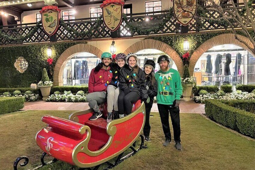 Dallas Bicycle Tours Holiday Light Ride