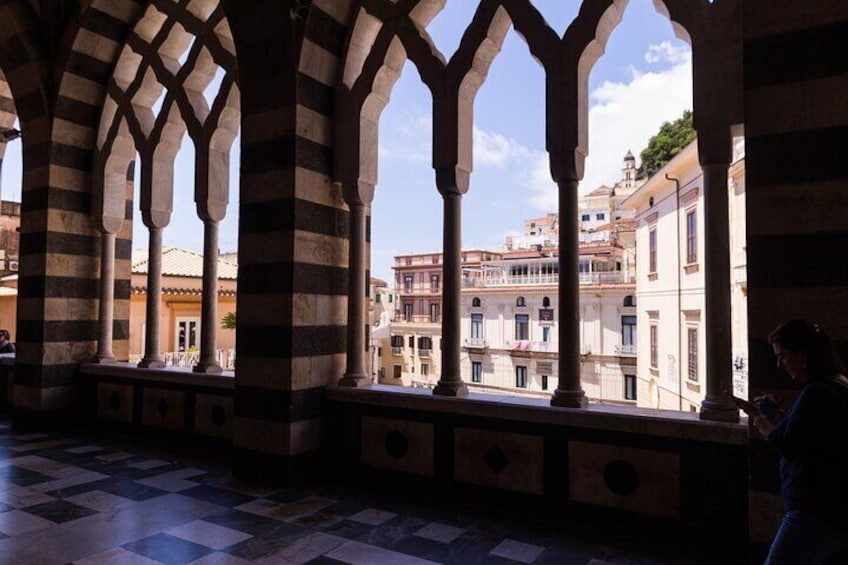 Positano and Amalfi Sea View from Pompei and Vico Equense with Ravello Option