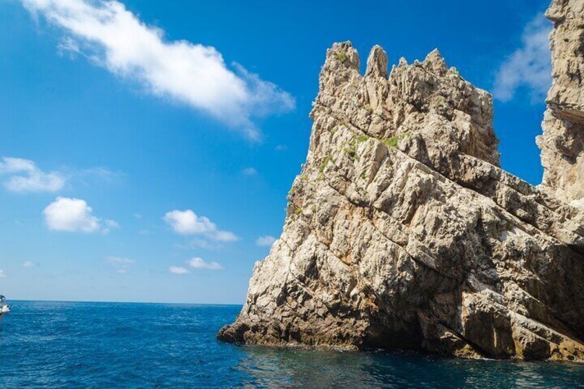 Capri Sea View from Pompeii, Vico Equense and Castellammare di Stabia