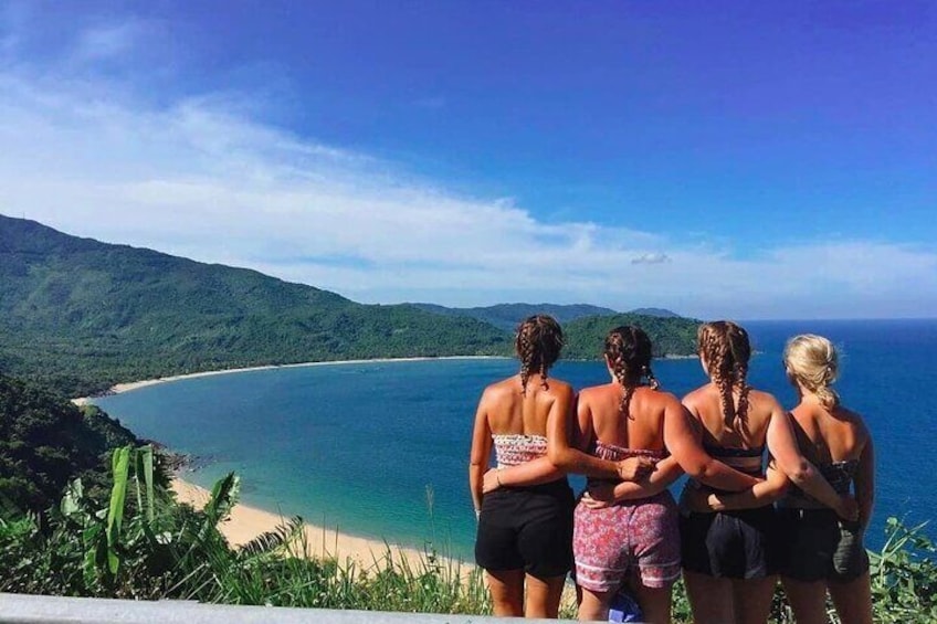 Ocean view from Hai Van Pass