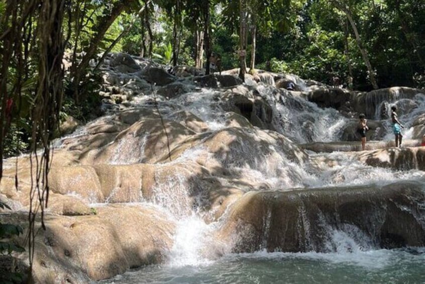 Green Grotto Caves and Dunn’s river falls combine tour from Montego Bay