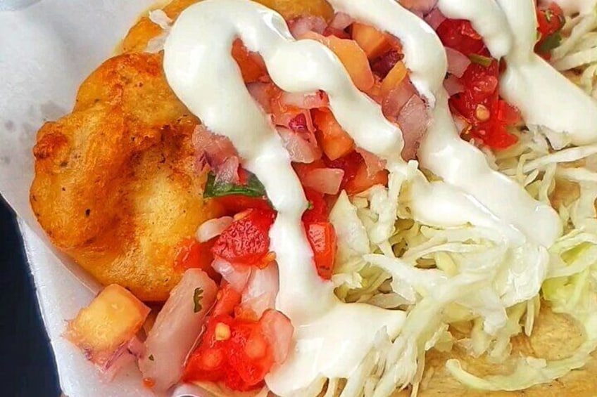 Baja style Fish from Fenix Tacos!