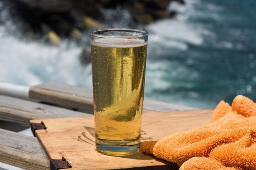 Nothing beats the feel of an ice cold beachside beer!