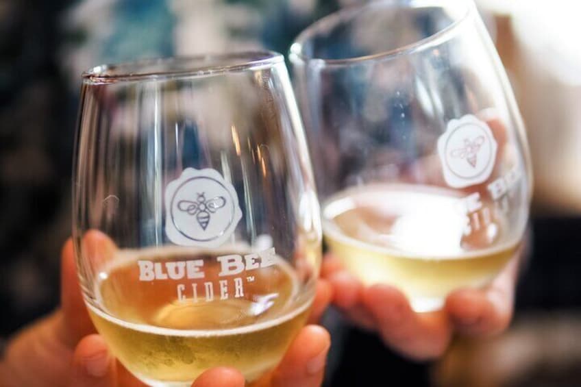 Cider pairings at Blue Bee Cider