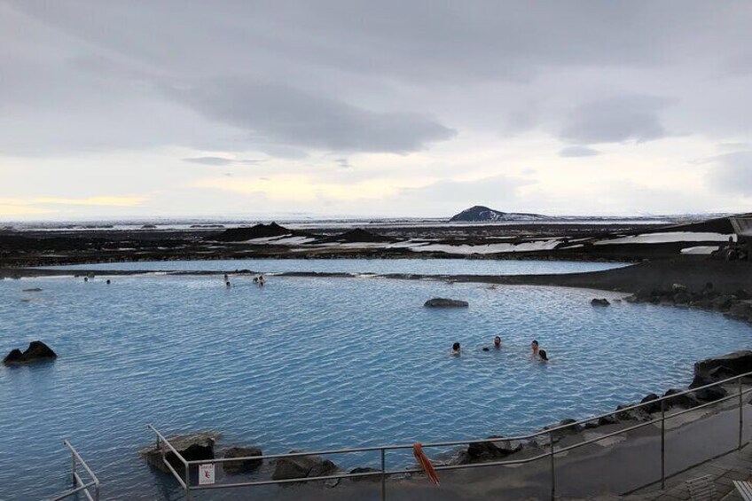 Nature baths in lake Mývatn area 