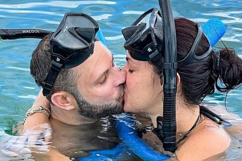 Snorkeling can be really romantic!