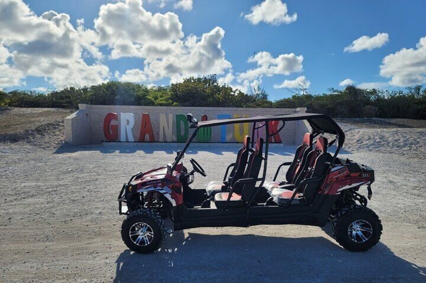 Mangrove and Island Tour Experience by UTV and Golf Cart Grand Turk