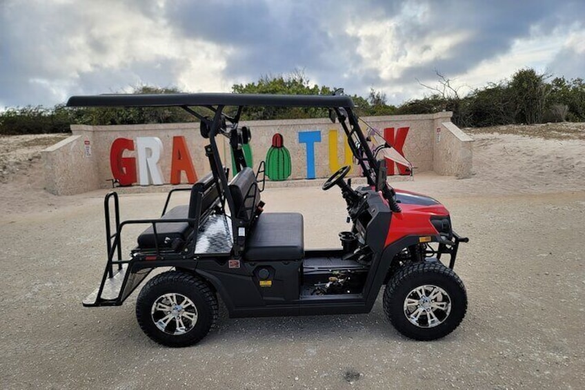 Golf Cart Island Tour in Grand Turk