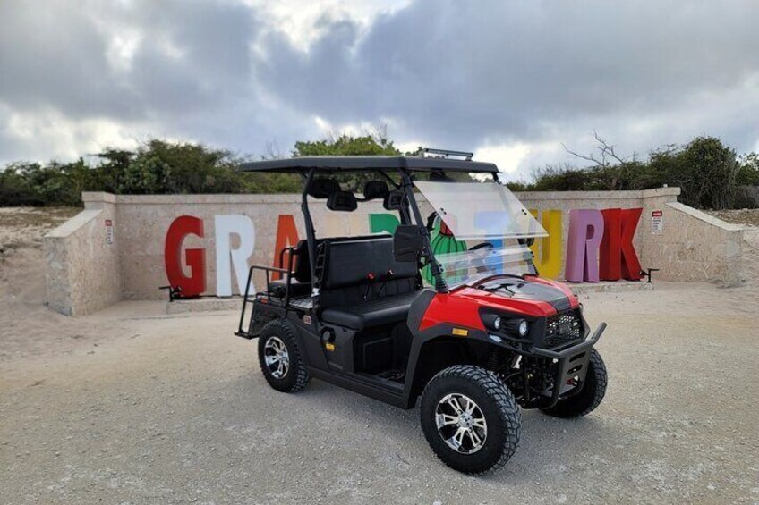 Golf Cart Island Tour in Grand Turk