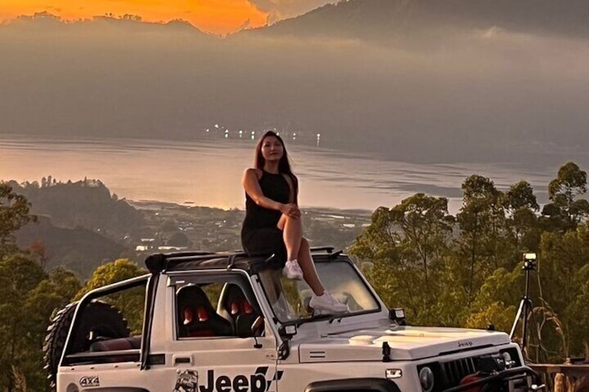 Mount Batur Jeep Tour During Sunrise