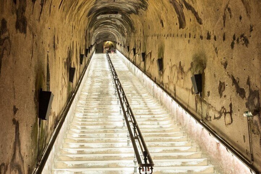 Visit the chalk pit mines of Champagne Pommery, a UNESCO site.