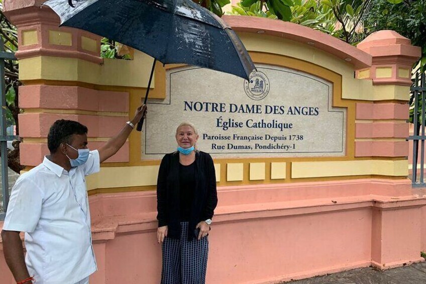 Notre dame church, Pondicherry tour