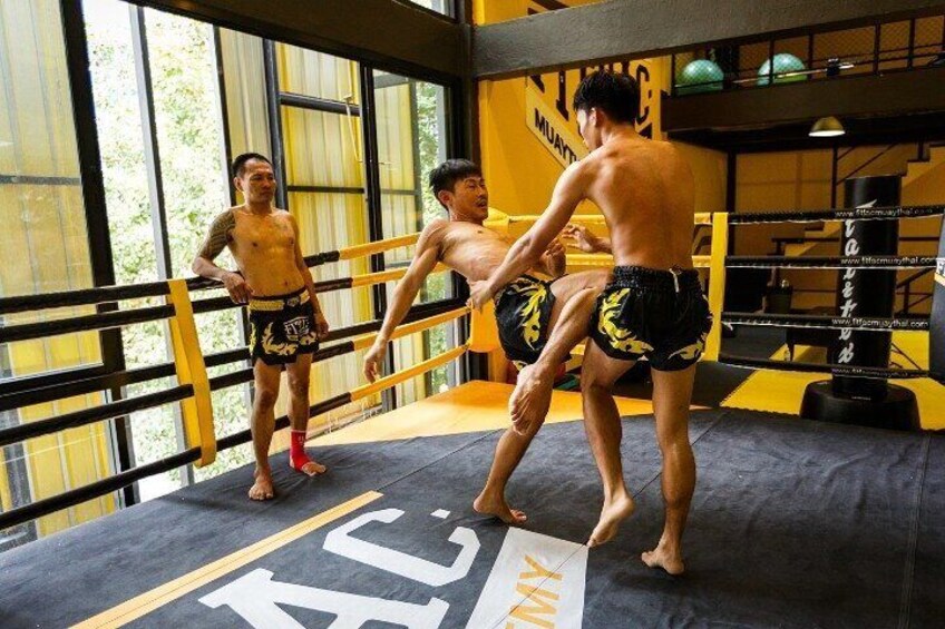 You'll learn the real dangerous muaythai techniques from experienced instructors.