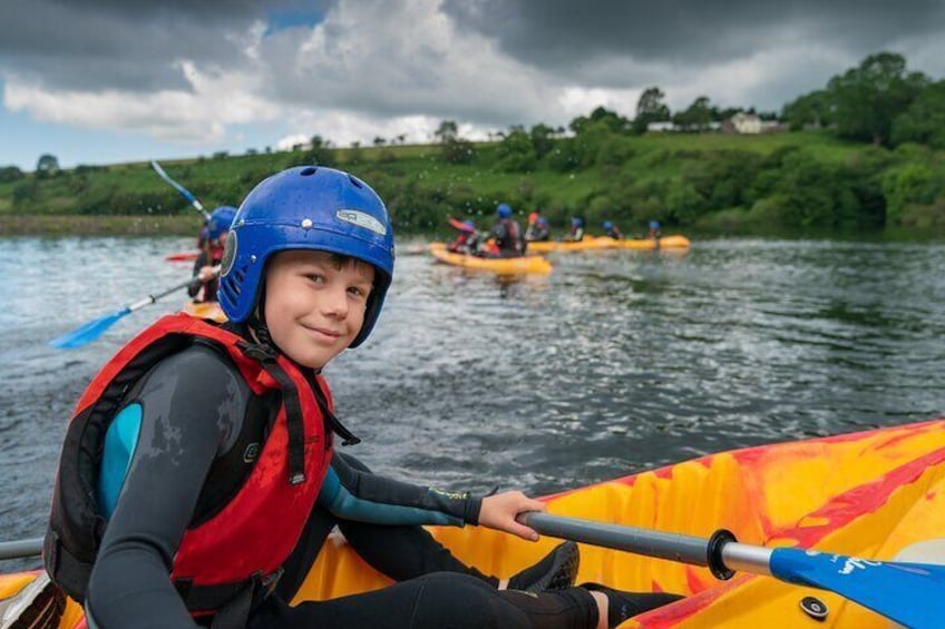 Double Kayak Hire in the Lower Lliw Reservoir