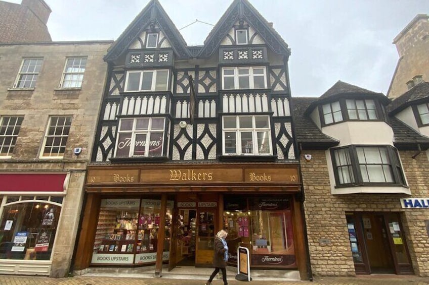 Walkers Bookshop on the high street.