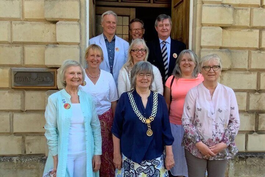 The guides official launch with The Mayor of a Stamford.