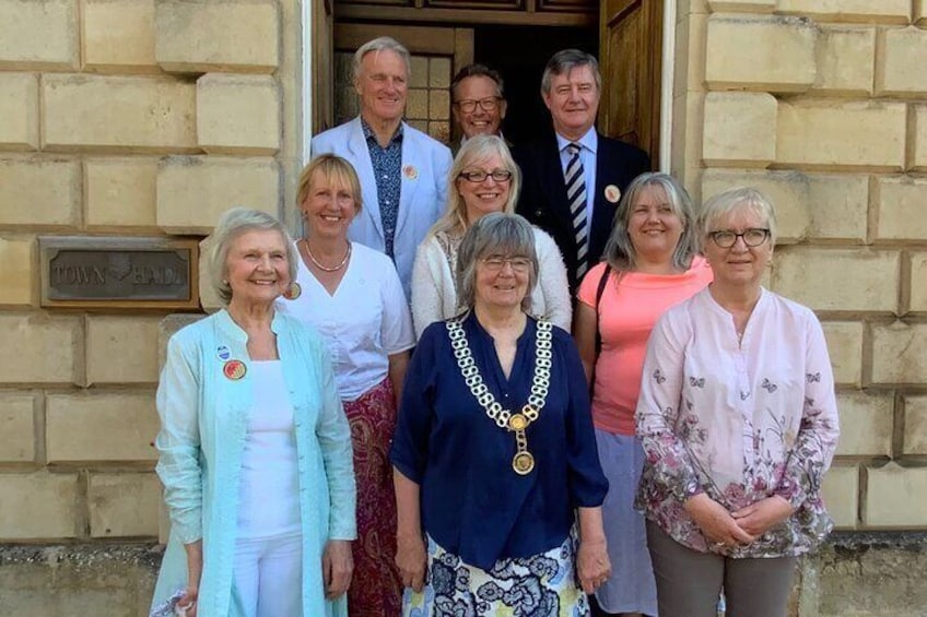 The guides official launch with The Mayor of a Stamford.