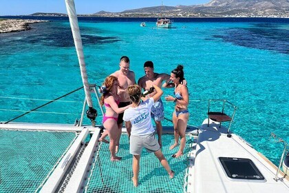 Catamaran Semi Cruise Paros Antiparos includes Food and Drinks