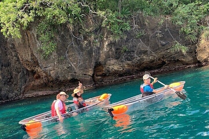 Kayak de cristal en St. Vincent - Siteseeing con Cass