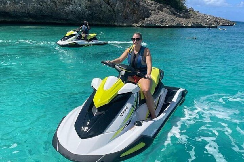 90 min St. Martin Jet ski Terre Basse tour