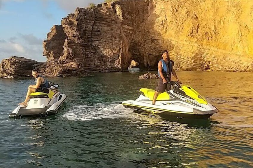 90 min St. Martin Jet ski Terre Basse tour