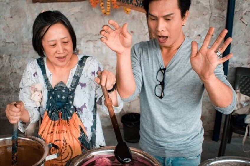 Private Natural Dye and Block Print Workshop with Lunch