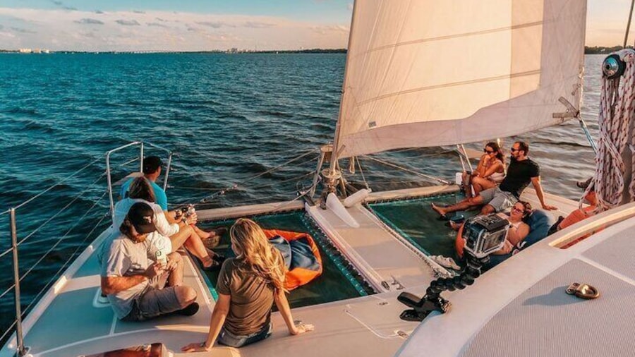 Sunset Catamaran Sail in Cocoa Beach