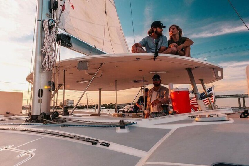 Sunset Catamaran Sail in Merritt Island