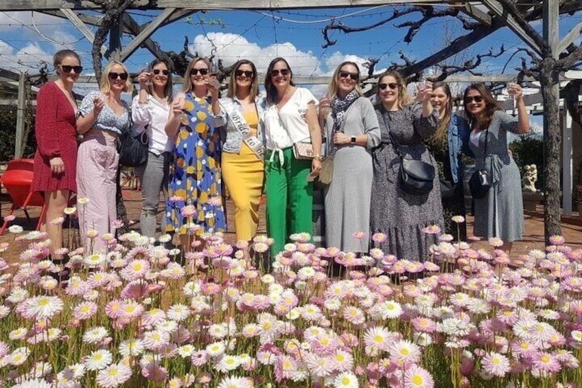 Ladies in bloom celebrating the bride to be!