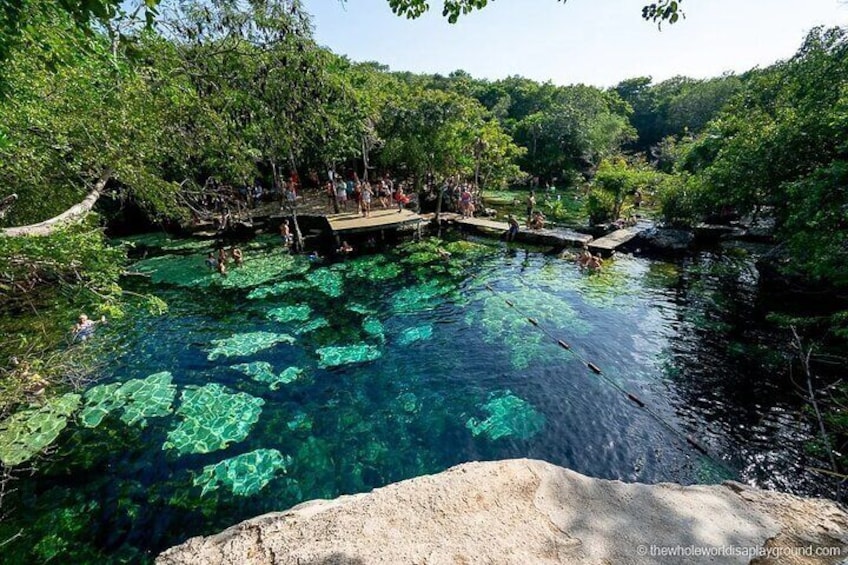 Guided All Day E-Bike Tulum Tour w 3 Cenotes, Snorkeling & Local Lunch