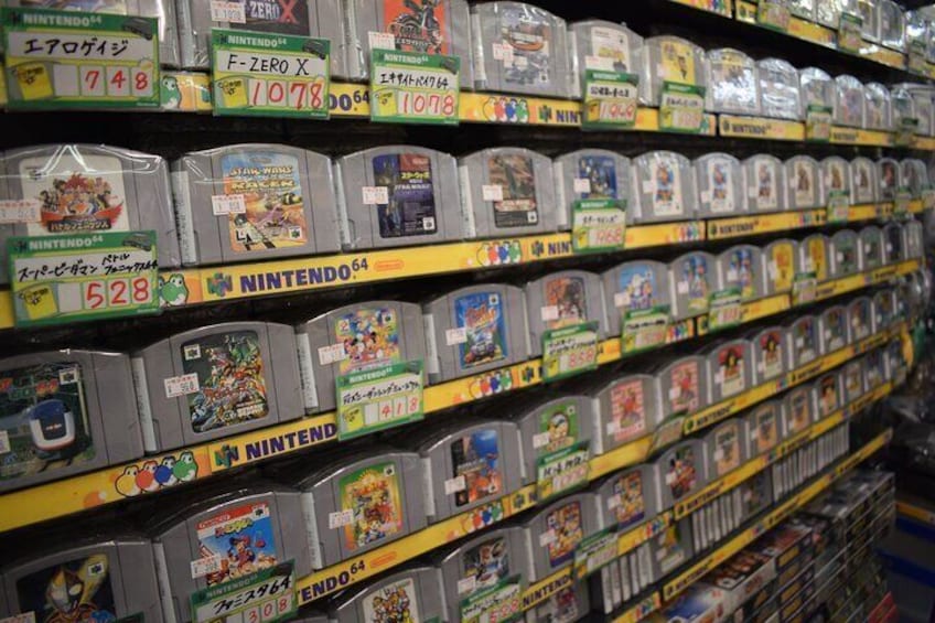 Otaku street. You can find many old games.