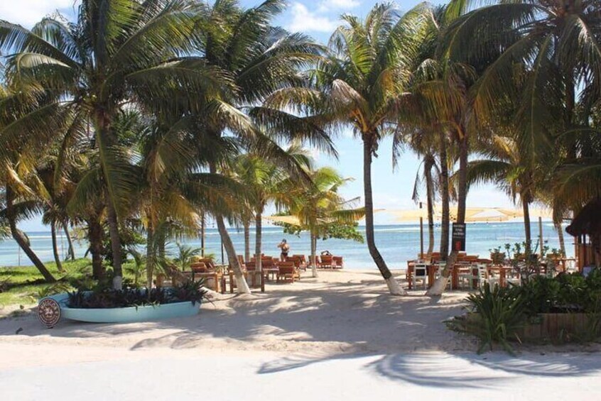 Costa Maya Private Beach Break Experience Transportation, Food & Drinks Included