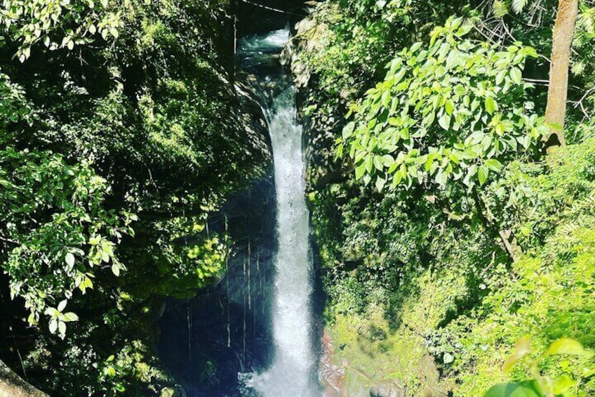 Private Tour Waterfalls and Volcanic Hot Springs with Pick Up