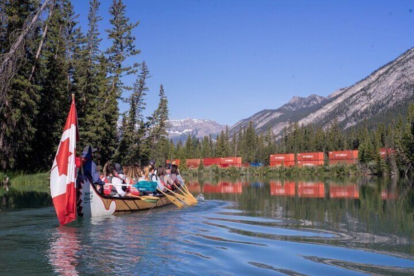River Explorer Big Canoe Tour in Banff National Park