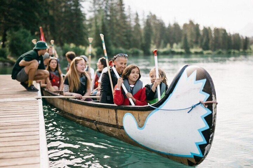 River Explorer Big Canoe Tour in Banff National Park