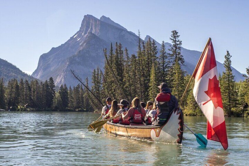 River Explorer Big Canoe Tour in Banff National Park